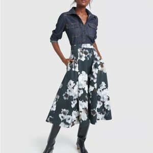 G. Label by goop rigby floral circle skirt